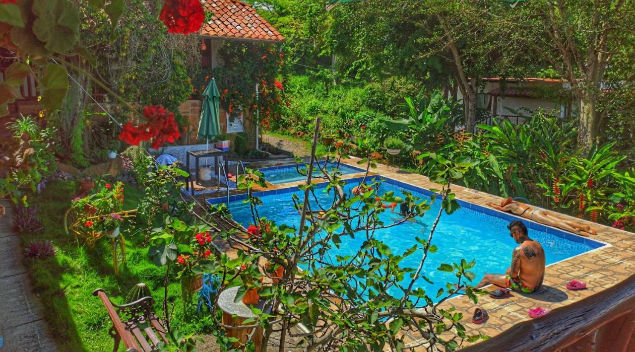 Hostal Santa Monica Barichara Exterior foto
