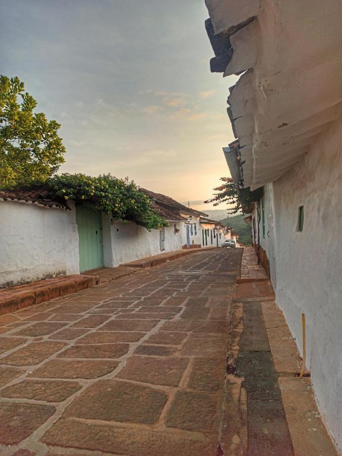 Hostal Santa Monica Barichara Exterior foto